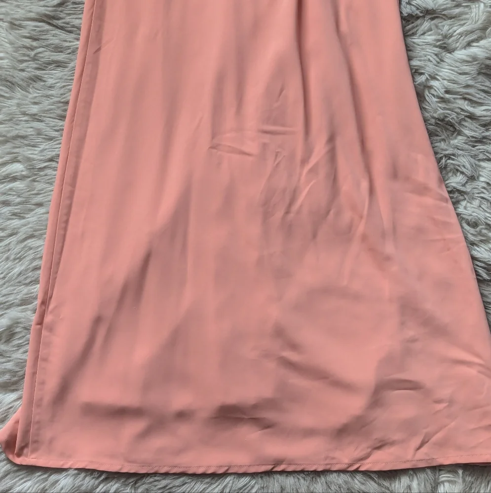 EUC Abercrombie & Fitch Cowl Neck Slip Dress in Blooming Dahlia